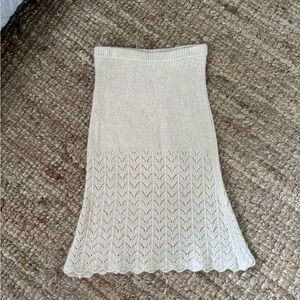 Calypso wool skirt with details